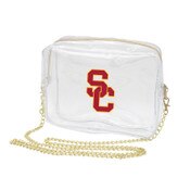 USC Trojans SC Interlock Clear Camera Crossbody Bag
